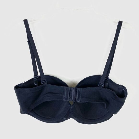 34C Victoria’s Secret Black Lined Strapless Convertible Bra - Picture 2 of 6